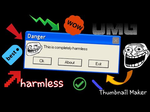 how to make fake error messages that are harmless (using notepad)
