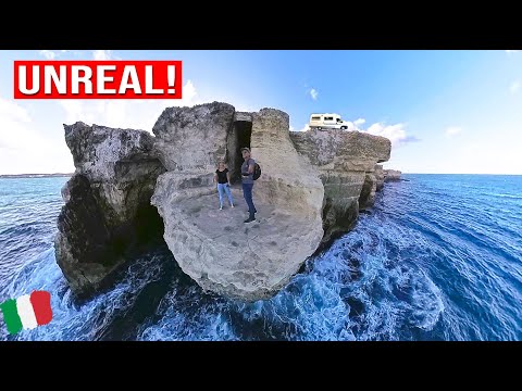 ITALY continues to amaze us! Caves and cliffs of Southern SALENTO