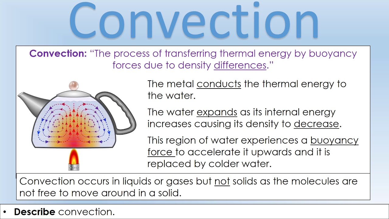 Igcse Physics Thermal Energy Transfer Thermal Energy Transfer Thermal Energy Energy Transfer