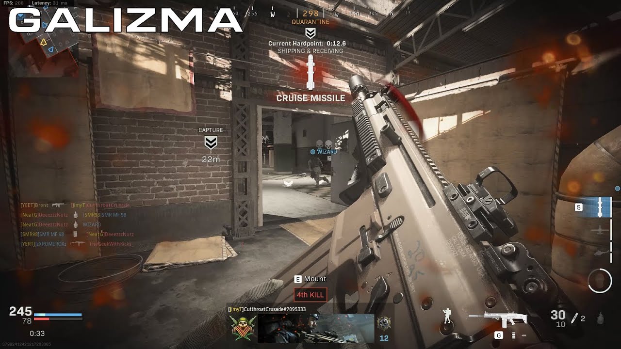 FN SCAR 17 | 6v6 Hardpoint | Call of Duty Modern Warfare Multiplayer Gameplay (No Commentary)