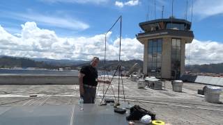 Radiowavz Nvis Loop Antenna Airport Control Tower Installation Cuincea Ecuador.