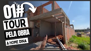 TOUR PELA OBRA | CASA EM CONSTRUÇÃO | SOBRADO #obra #construção