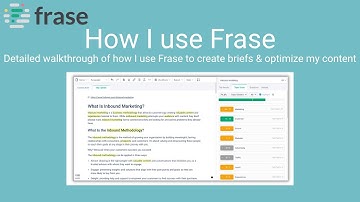 Frase Demo - How to use Frase.io (with real world examples)