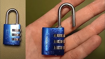 ABUS 145/30 Combination Lock - Opened without Tools