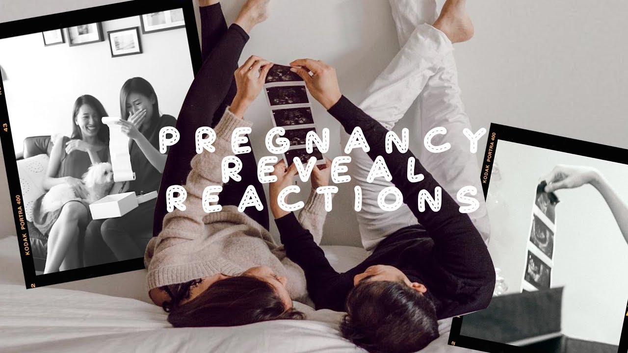 ⁣Reactions to Our Pregnancy Reveal | Melissackoh