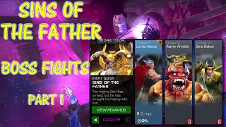 Sins Of The Father Boss Fights Cavalier Mode (Part 1) [Marvel Contest Of Champions]