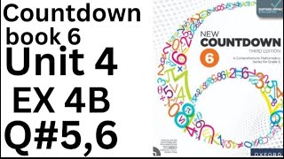 Oxford Countdown Book 6 - Exercise 4B Q# 5,6 Step-by-Step Solution @ytacademy198