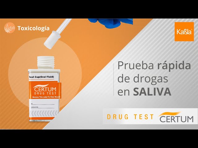 Prueba de Drogas en Saliva con 9 Parámetros