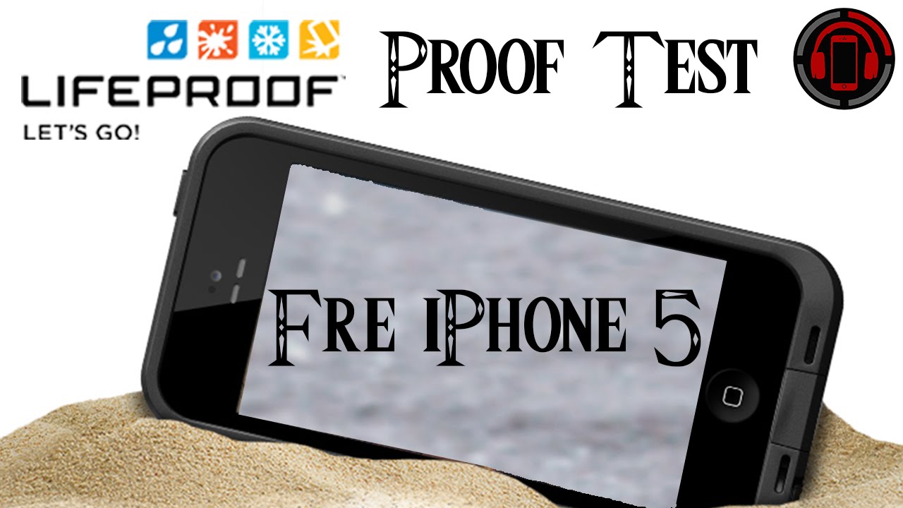 Lifeproof Fre iPhone 5 - waterproof, dirtproof & drop test [Deutsch/German]