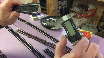 HO Scale. Selecting between code 83 and 100 track.