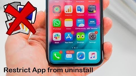 How to Restrict App Deletion on iPhone in iOS 12 and Above Version | iOS Tutorial