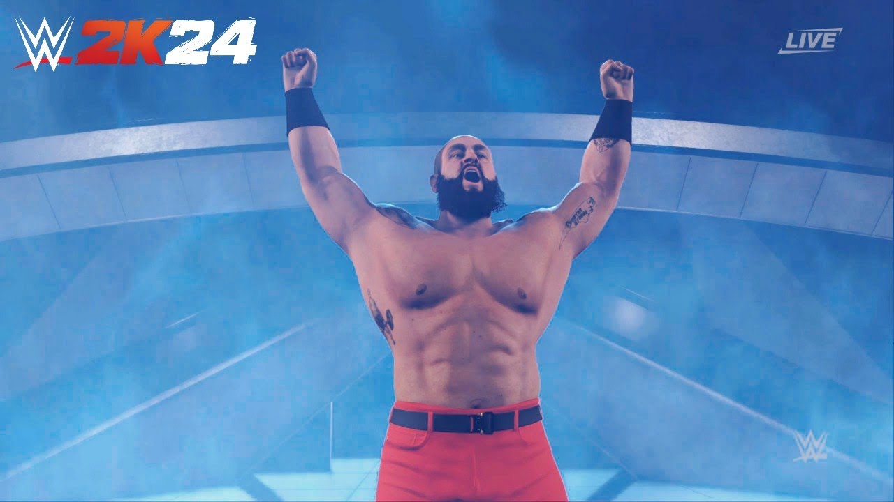WWE 2K24 | BRAUN STROWMAN Entrance | ALL Signatures & Finishers.