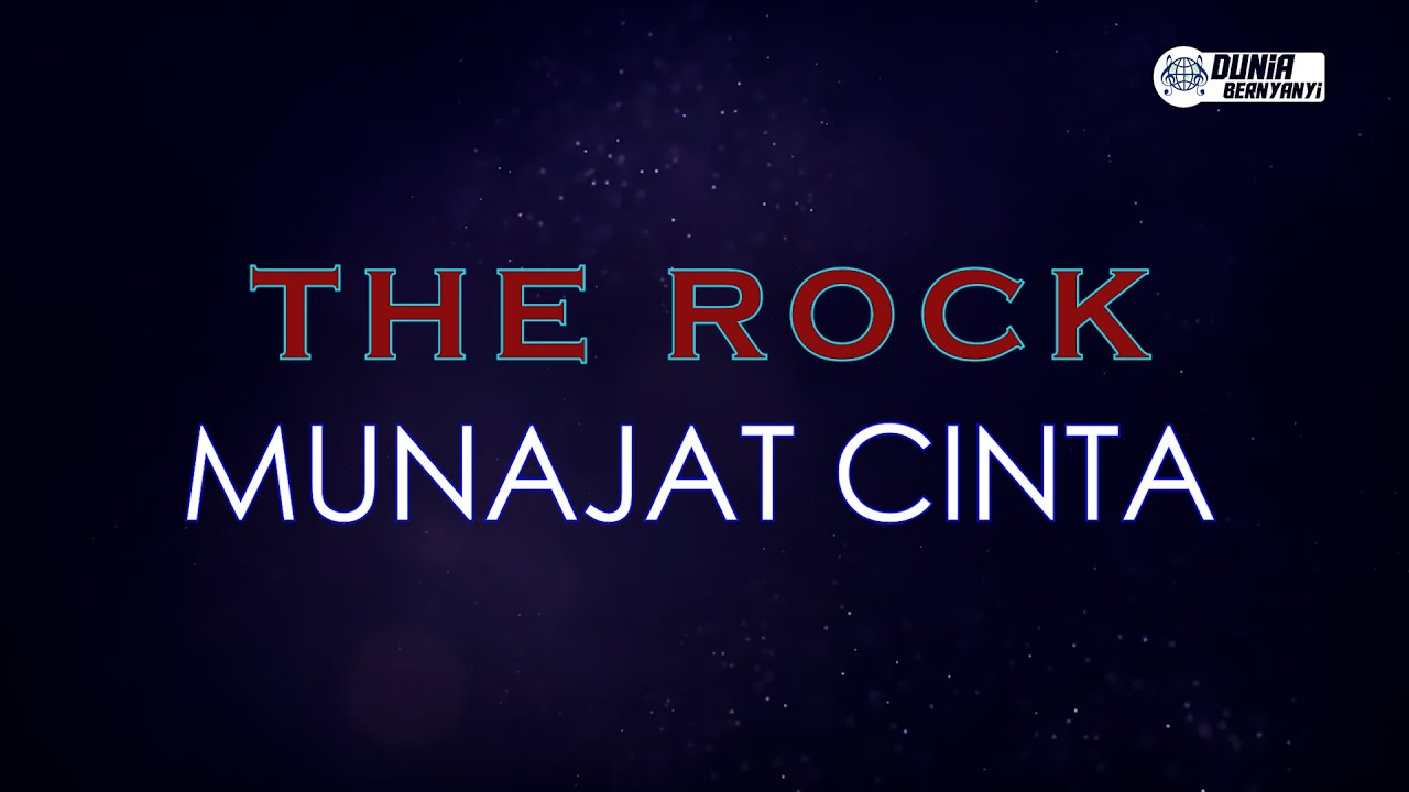 The Rock - Munajat Cinta ( Karaoke Version ) || Key G