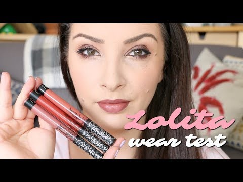 Kat Von D Liquid Lipstick in Lolita - REVIEW & WEAR TEST - YouTube