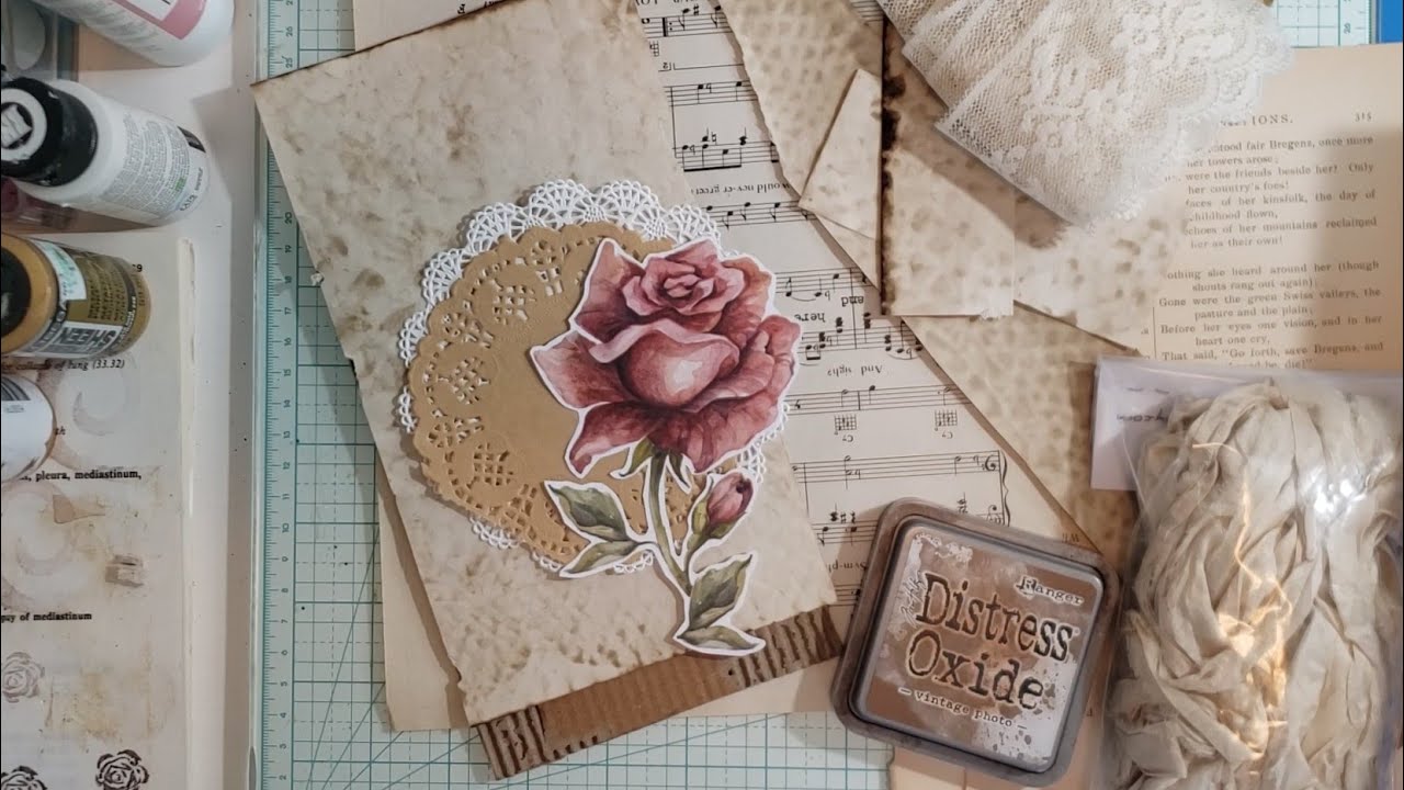 Let's Make A Junk Journal Topper Using Corrugated Cardboard For My Next ...