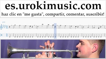 Como Tocar Trompeta Charlie Puth - Attention Tablatura Parte#1 ejercicios um-i927
