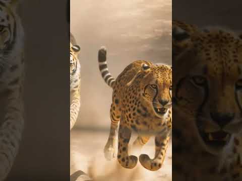 POV The Ultimate Race Begins CheetahVsTiger EpicRace WildChallenge Trending Shorts 
