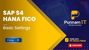 SAP S4 HANA FICO CLASS 01 || SAP S4 HANA Finance and Controlling