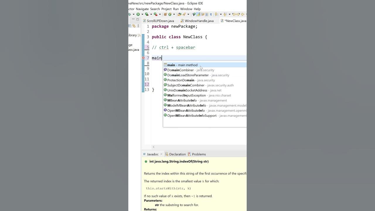 shortcut keys for java in eclipse #shorts #youtubeshorts #java #eclipse ...
