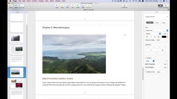 Apple Pages Deep Dive: 11 Running Header location, insert text box