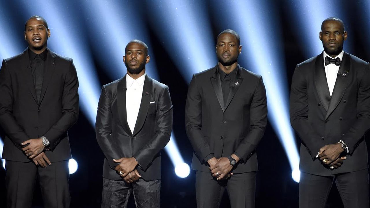 NBA Stars Make Powerful Speech On Race At ESPYs (VIDEO) - YouTube