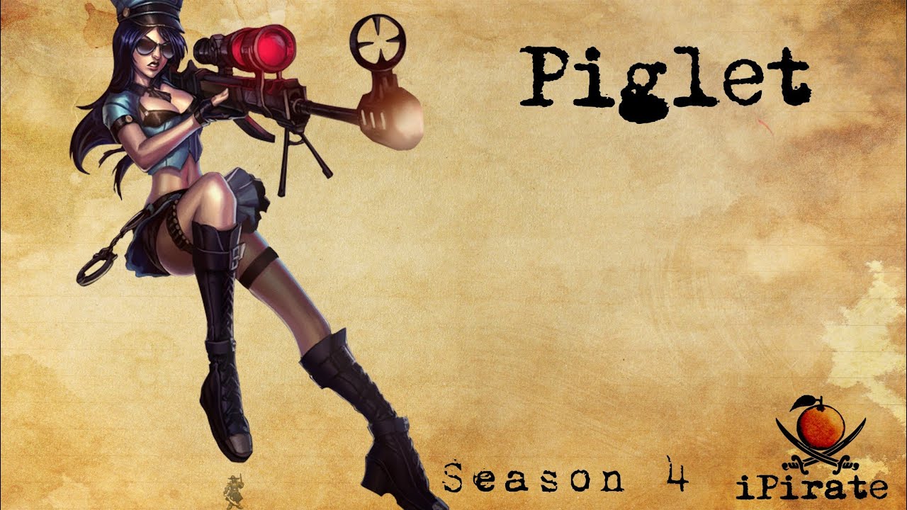 Pro Gameplay: "Piglet" | Caitlyn vs Sivir | Season 4 - Ranked | HD