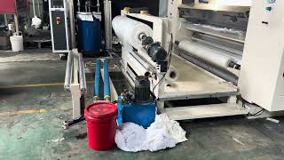 PUR garment fabric to film hot melt glue laminating machine