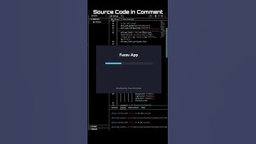 Fuzzu App: Splash Screen to Main GUI in Python! 🚀🔥 #PythonGUI #FuzzuTech #CodingShorts