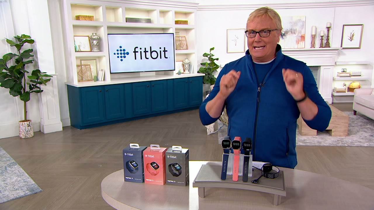 Fitbit Versa 3 Smartwatch & Activity Tracker with Additional Band on QVC YouTube