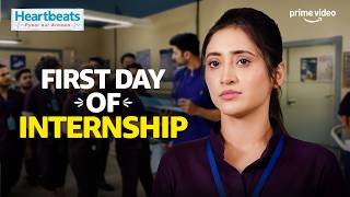The Struggle of Internship Life 👀 ft. Shivangi Joshi, Harsh Beniwal | Heartbeats | Prime Video