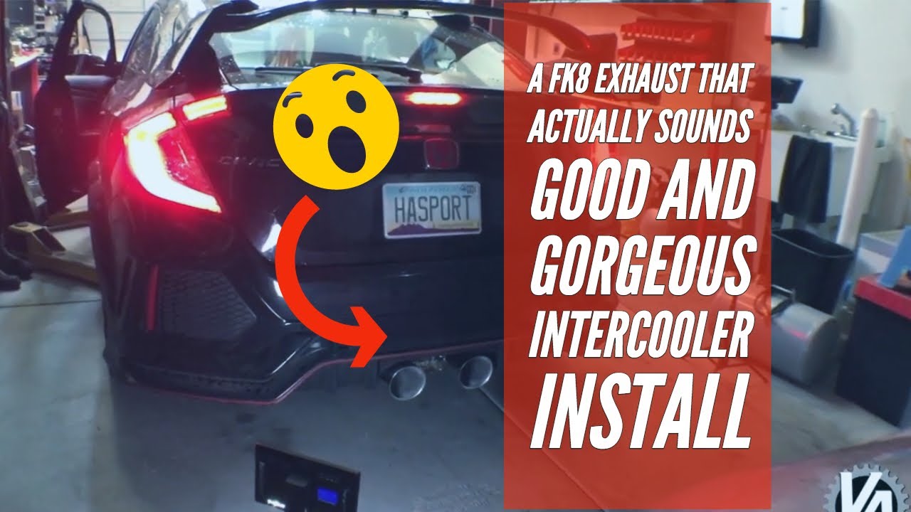 crx file Civic Type R Greddy SP Exhaust and PRL Intercooler install