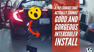 Civic Type R Greddy SP Exhaust and PRL Intercooler install