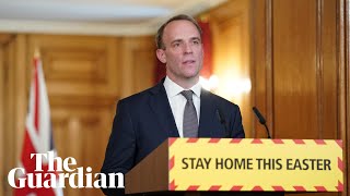 Coronavirus: Dominic Raab holds daily briefing on outbreak in UK – watch live