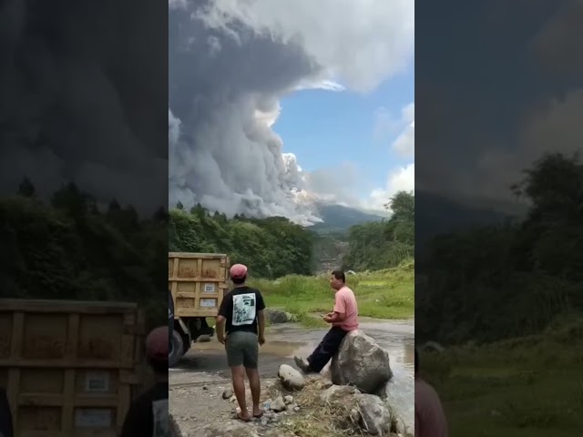 Geger geden..akibat gunung erupsi gunung merapi class=