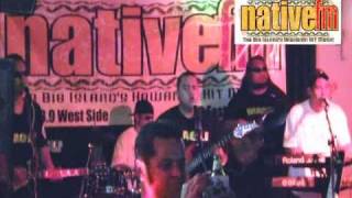 Maoli singing "Breaking My Heart" at the Native FM Private Pa'ina
