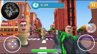 Skibidi Toilet War 3d Shooter - Full Gameplay (Android Gameplay) screenshot 4