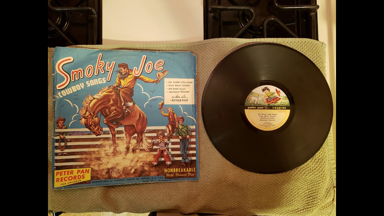 Children's Record Jack Arthur "Get Along Little Doggie" 78 RPM