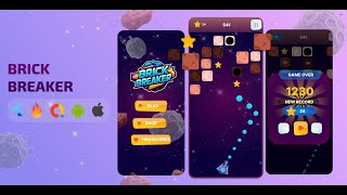 Flutter + Flame Brick Breaker Mobile Game 🚀#flutter #flame #games #brickbreaker