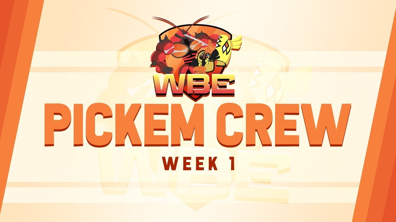 WBE Pickems! Choose The Winner! | Week 1
