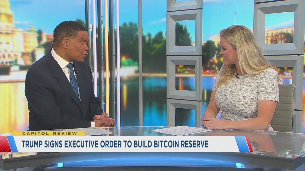 Trump signs executive order to build bitcoin reserve - YouTube