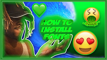 How To Install Fonts 🤢 (Pc, Chromebooks)