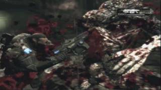 Gears of War 2 walkthrough on INSANE (Gathering Storm/Rude Awakening Part 1)