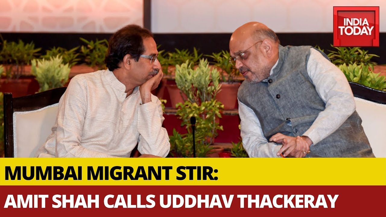 Amit Shah Calls CM Uddhav Thackeray Over Mumbai Stir, Expresses Concern