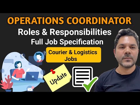 Operations Coordination Operations coordinator|Operations Executive|Roles & Responsibilities ...
