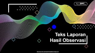 TEKS LAPORAN HASIL OBSERVASI