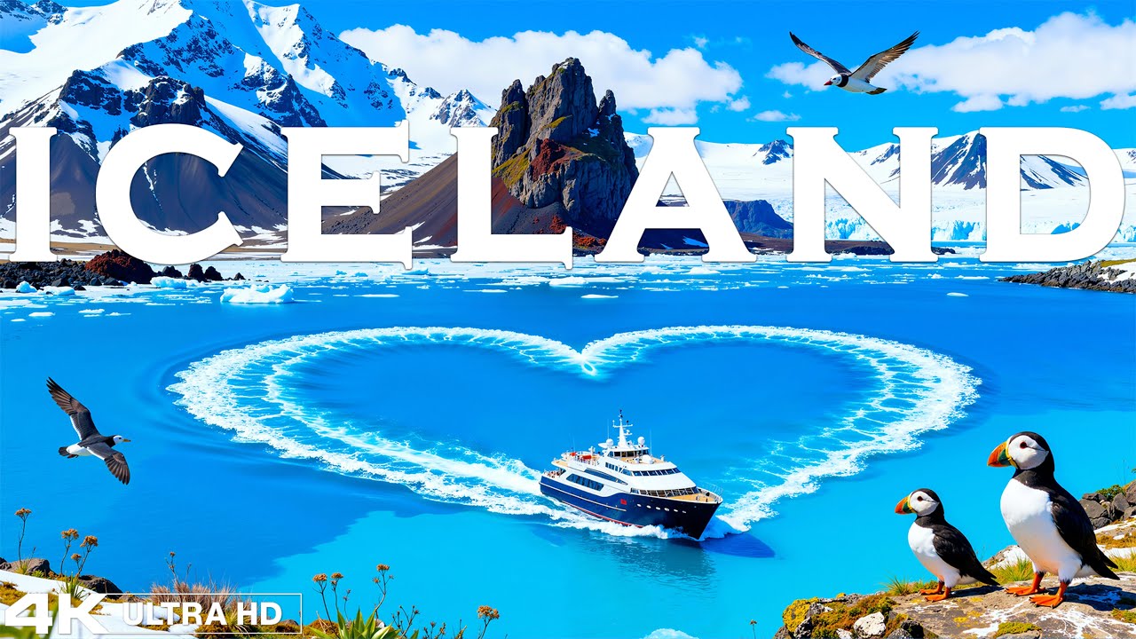 Glacial Lagoons in Iceland 4K | Deep House Chill Atmosphere