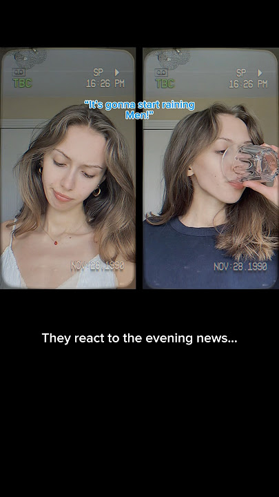 #pov They have different reactions to the news report…