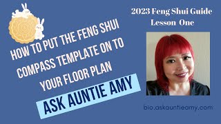 How to apply the Feng Shui compass template onto a floor plan