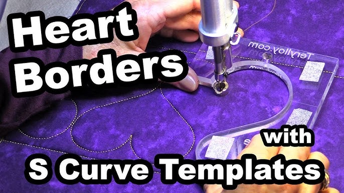 Hearts Meander Free Motion Quilting Tutorial using Full Line Stencil –  Quilt Addicts Anonymous