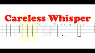 Careless Whisper Easy Solo